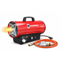 Газовий обігрівач HAMMER HM-157 25 кВт  швидке та ефективне тепло
